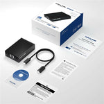 Convertitore di rete RJ45 in lega di alluminio WAVLINK NWU342G, adattatore Ethernet da 10 Gbps