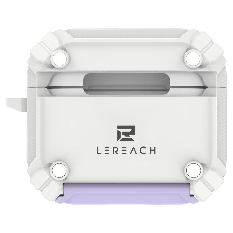 Custodia per auricolari wireless LeReach Mega Series Dawn Armor Edition con supporto, For AirPods 4
