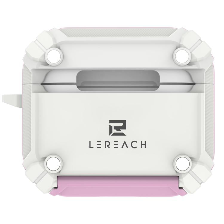 Custodia per auricolari wireless LeReach Mega Series Dawn Armor Edition con supporto, For AirPods 4