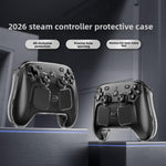 Custodia protettiva rigida antiurto per Steam Controller 2 (2026) in cristallo trasparente.