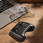 Custodia protettiva rigida antiurto per Steam Controller 2 (2026) in cristallo trasparente.