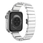 Cinturino per orologio in acciaio inossidabile con chiusura pieghevole a forma di tasti di pianoforte., For Apple Watch 46mm / 49mm / 45mm / 44mm, For Apple Watch 42mm / 41mm / 40mm / 38mm