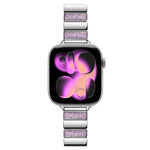 Cinturino per orologio in acciaio inossidabile con chiusura pieghevole a forma di tasti di pianoforte., For Apple Watch 46mm / 49mm / 45mm / 44mm, For Apple Watch 42mm / 41mm / 40mm / 38mm