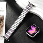 Cinturino per orologio in acciaio inossidabile con chiusura pieghevole a forma di tasti di pianoforte., For Apple Watch 46mm / 49mm / 45mm / 44mm, For Apple Watch 42mm / 41mm / 40mm / 38mm