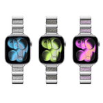 Cinturino per orologio in acciaio inossidabile con chiusura pieghevole a forma di tasti di pianoforte., For Apple Watch 46mm / 49mm / 45mm / 44mm, For Apple Watch 42mm / 41mm / 40mm / 38mm