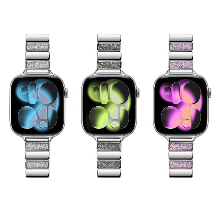 Cinturino per orologio in acciaio inossidabile con chiusura pieghevole a forma di tasti di pianoforte., For Apple Watch 46mm / 49mm / 45mm / 44mm, For Apple Watch 42mm / 41mm / 40mm / 38mm