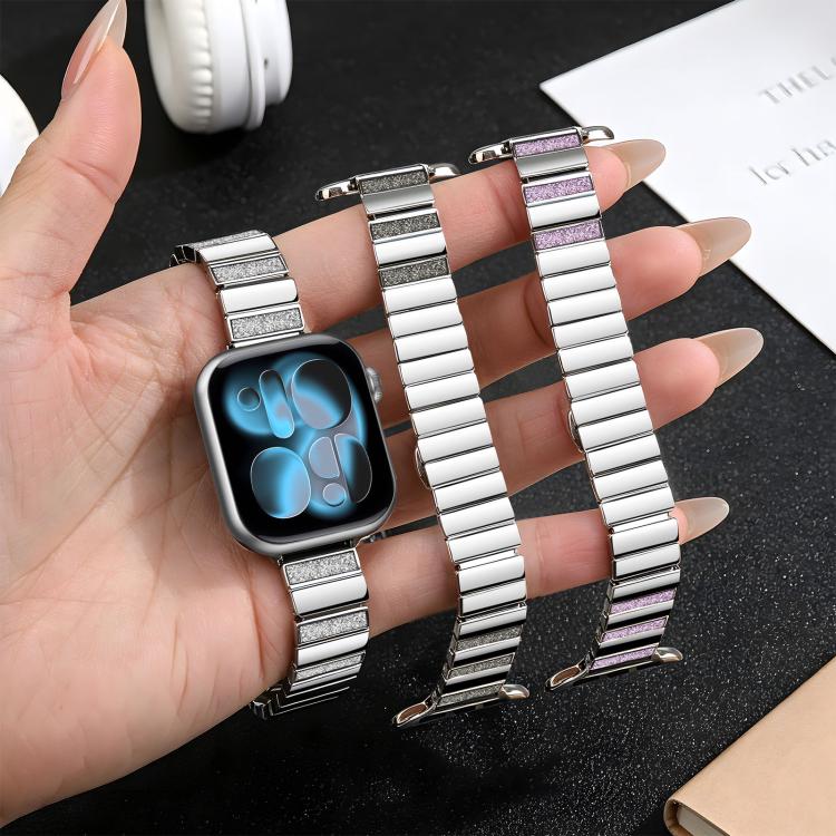 Cinturino per orologio in acciaio inossidabile con chiusura pieghevole a forma di tasti di pianoforte., For Apple Watch 46mm / 49mm / 45mm / 44mm, For Apple Watch 42mm / 41mm / 40mm / 38mm