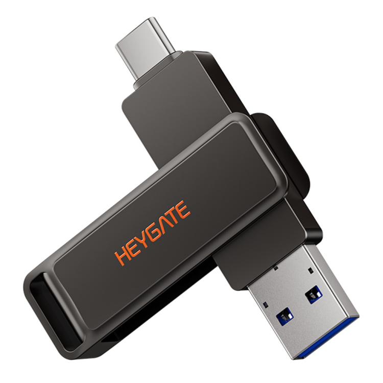 Chiavetta USB HEYGATE L1 2 in 1 USB-A + USB-C /Type-C ad alta velocità, 32GB, 64GB, 128GB, 256GB