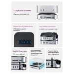 UGREEN CM841-65487 Box esterno 11-in-1 per SSD M.2 NVMe, docking station per Mac Mini M4 / M4 Pro, CM841-65487