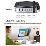 UGREEN CM841-65487 Box esterno 11-in-1 per SSD M.2 NVMe, docking station per Mac Mini M4 / M4 Pro, CM841-65487
