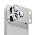 Pellicola protettiva antiriflesso con anello metallico per iPhone