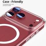 Pellicola protettiva antiriflesso con anello metallico per iPhone