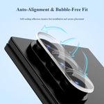 Pellicola in vetro resistente all'usura per obiettivo fotocamera LeReach serie TF 3D Full Coverage Version HD, For Galaxy Z Fold8 5G, For Galaxy Z Fold8 Ultra 5G, For Galaxy Z Flip8 5G, For Galaxy S25 Ultra 5G