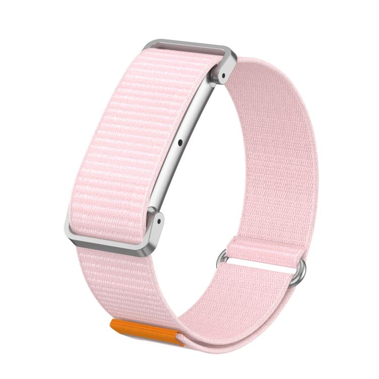 Cassa in metallo, cinturino ibrido in nylon ultraleggero con chiusura a strappo., For Google Fitbit Air