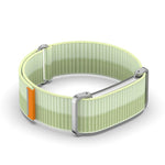 Cassa in metallo, cinturino ibrido in nylon con chiusura a strappo., For Google Fitbit Air