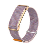 Cassa in metallo, cinturino ibrido in nylon con chiusura a strappo., For Google Fitbit Air