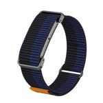 Cassa in metallo, cinturino ibrido in nylon con chiusura a strappo., For Google Fitbit Air