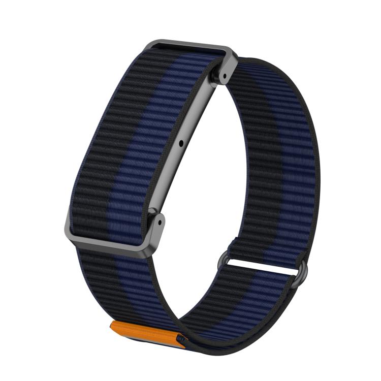 Cassa in metallo, cinturino ibrido in nylon con chiusura a strappo., For Google Fitbit Air