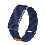 Cassa in metallo, cinturino ibrido in nylon con chiusura a strappo., For Google Fitbit Air