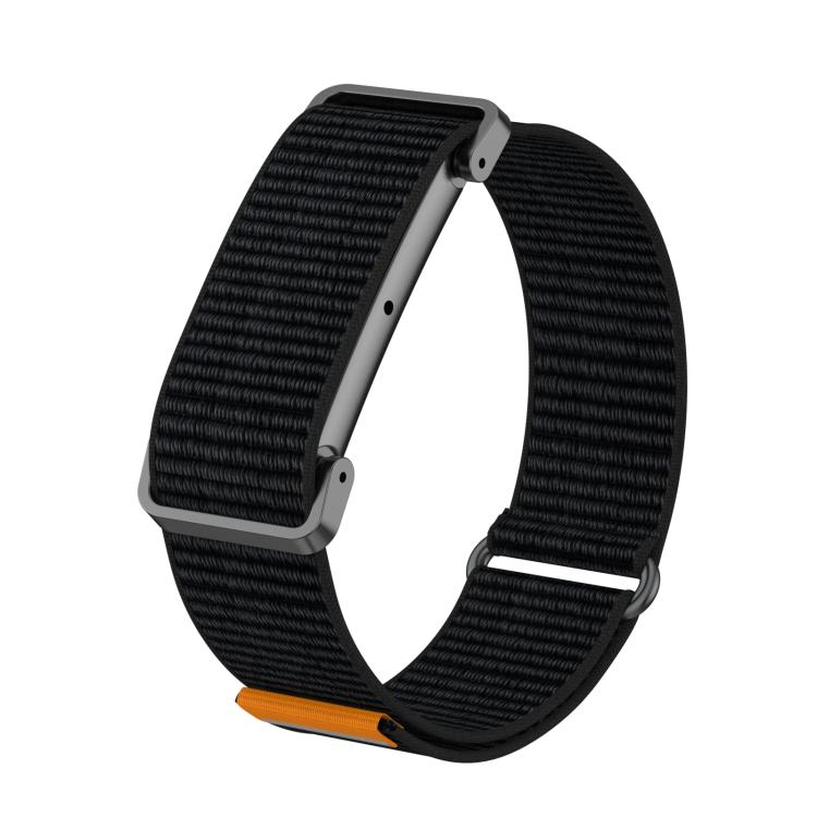 Cassa in metallo, cinturino ibrido in nylon con chiusura a strappo., For Google Fitbit Air