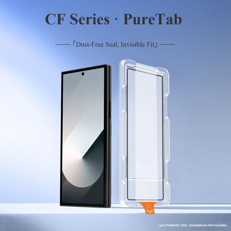 Pellicola protettiva in vetro temperato LeReach CF Series PureTab Version HD per telefoni cellulari., For Galaxy Z Fold8 Outer Screen, For Galaxy Z Fold8 Ultra / Fold7 Outer Screen, For Galaxy Z Flip8 / Flip7 Outer Screen, For Galaxy A27 / A16 / A26 / ...