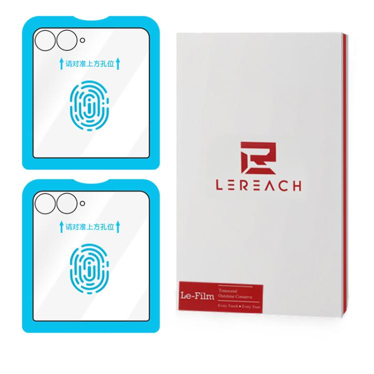 Set di 2 pellicole protettive in vetro temperato HD LeReach CF Series PureTab Version per smartphone., For Galaxy Z Fold8 Outer Screen, For Galaxy Z Fold8 Ultra / Fold7 Outer Screen, For Galaxy Z Flip8 / Flip7 Outer Screen                              ...