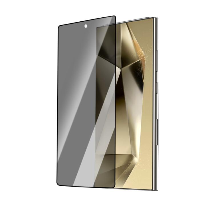 Pellicola protettiva in vetro temperato HD per telefono con sfondo trasparente, versione a schermo intero LeReach CF Series HD Privacy Phone., For Galaxy S24 Ultra 5G