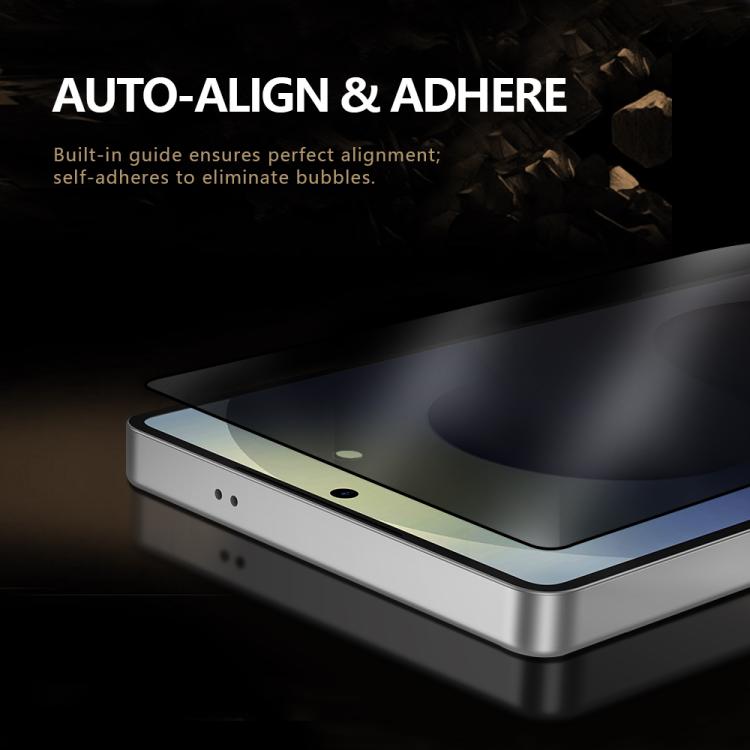 Pellicola protettiva in vetro temperato HD per telefono con sfondo trasparente, versione a schermo intero LeReach CF Series HD Privacy Phone., For Galaxy S24 Ultra 5G