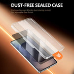 Set di 2 pellicole protettive in vetro temperato HD per la privacy, serie LeReach CF, a schermo intero., For Galaxy S24 Ultra 5G