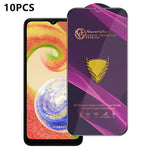 10 pezzi OG Purple Large-Arc Antistatic High-Alumina Screen-Printed HD Glass Film, For Galaxy S25 5G, For Galaxy S25+ 5G, For Galaxy S25 Ultra 5G, For Galaxy S24 FE 5G, For Galaxy A15, For Galaxy A55 5G, For Galaxy A35 5G, For Galaxy S24 Ultra 5G      ...