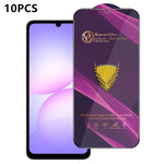 10 pezzi OG Purple Large-Arc Antistatic High-Alumina Screen-Printed HD Glass Film, For Galaxy S25 5G, For Galaxy S25+ 5G, For Galaxy S25 Ultra 5G, For Galaxy S24 FE 5G, For Galaxy A15, For Galaxy A55 5G, For Galaxy A35 5G, For Galaxy S24 Ultra 5G      ...