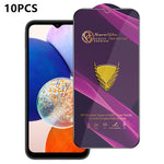 10 pezzi OG Purple Large-Arc Antistatic High-Alumina Screen-Printed HD Glass Film, For Galaxy S25 5G, For Galaxy S25+ 5G, For Galaxy S25 Ultra 5G, For Galaxy S24 FE 5G, For Galaxy A15, For Galaxy A55 5G, For Galaxy A35 5G, For Galaxy S24 Ultra 5G      ...