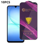 10 pezzi OG Purple Large-Arc Antistatic High-Alumina Screen-Printed HD Glass Film, For Galaxy S25 5G, For Galaxy S25+ 5G, For Galaxy S25 Ultra 5G, For Galaxy S24 FE 5G, For Galaxy A15, For Galaxy A55 5G, For Galaxy A35 5G, For Galaxy S24 Ultra 5G      ...