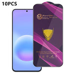 10 pezzi OG Purple Large-Arc Antistatic High-Alumina Screen-Printed HD Glass Film, For Galaxy F70e 4G, For Galaxy S26+ 5G, For Galaxy F07 4G, For Galaxy M07 4G, For Galaxy M17 5G, For Galaxy S26 Ultra 5G, For Galaxy S26 5G, For Galaxy F17 5G           ...