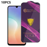 10 pezzi OG Purple Large-Arc Antistatic High-Alumina Screen-Printed HD Glass Film, For Galaxy F70e 4G, For Galaxy S26+ 5G, For Galaxy F07 4G, For Galaxy M07 4G, For Galaxy M17 5G, For Galaxy S26 Ultra 5G, For Galaxy S26 5G, For Galaxy F17 5G           ...