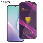 10 pezzi OG Purple Large-Arc Antistatic High-Alumina Screen-Printed HD Glass Film, For Galaxy F70e 4G, For Galaxy S26+ 5G, For Galaxy F07 4G, For Galaxy M07 4G, For Galaxy M17 5G, For Galaxy S26 Ultra 5G, For Galaxy S26 5G, For Galaxy F17 5G           ...