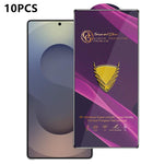 10 pezzi OG Purple Large-Arc Antistatic High-Alumina Screen-Printed HD Glass Film, For Galaxy S25 5G, For Galaxy S25+ 5G, For Galaxy S25 Ultra 5G, For Galaxy S24 FE 5G, For Galaxy A15, For Galaxy A55 5G, For Galaxy A35 5G, For Galaxy S24 Ultra 5G      ...