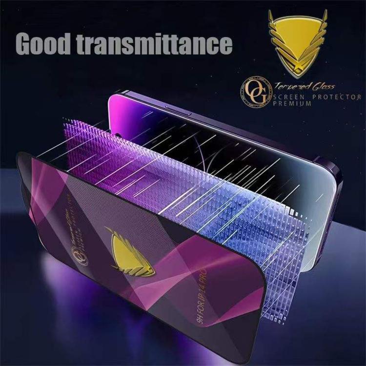 10 pezzi OG Purple Large-Arc Antistatic High-Alumina Screen-Printed HD Glass Film, For Galaxy S25 5G, For Galaxy S25+ 5G, For Galaxy S25 Ultra 5G, For Galaxy S24 FE 5G, For Galaxy A15, For Galaxy A55 5G, For Galaxy A35 5G, For Galaxy S24 Ultra 5G      ...