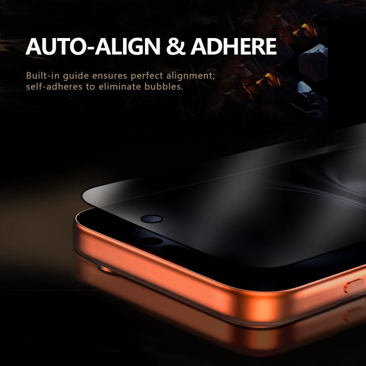 Set di 2 pellicole protettive in vetro temperato HD per la privacy, serie LeReach CF, a schermo intero., For iPhone 17 Pro, For iPhone 16 Pro Max, For iPhone 15 Pro Max, For iPhone 15 Pro