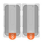 Set di 2 pellicole protettive in vetro temperato HD per la privacy, serie LeReach CF, a schermo intero., For iPhone 17 Pro, For iPhone 16 Pro Max, For iPhone 15 Pro Max, For iPhone 15 Pro