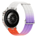 Cinturino per orologio in nylon traspirante a due sezioni con pulsante di sgancio rapido., 18mm, 20mm