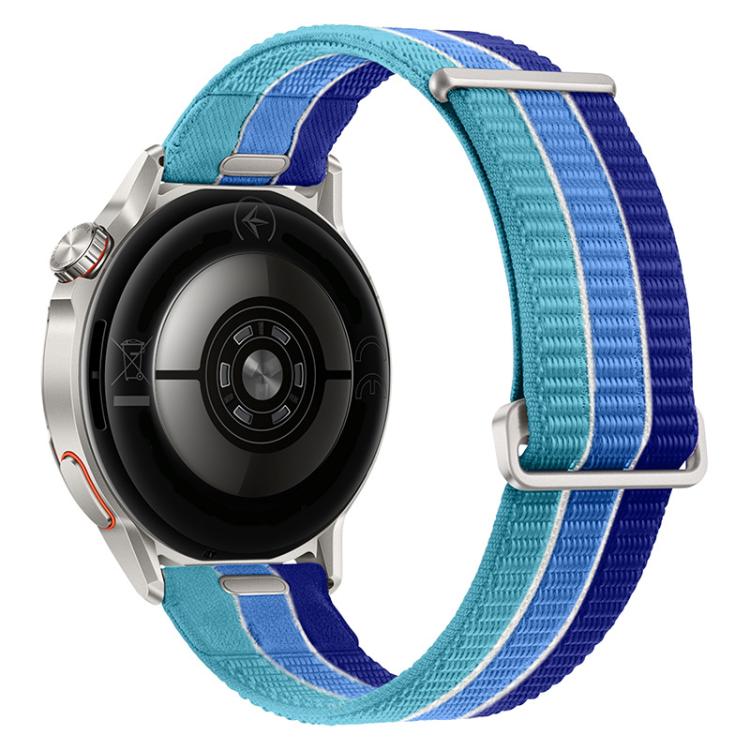 Cinturino per orologio in nylon traspirante a due sezioni con pulsante di sgancio rapido., 18mm, 20mm