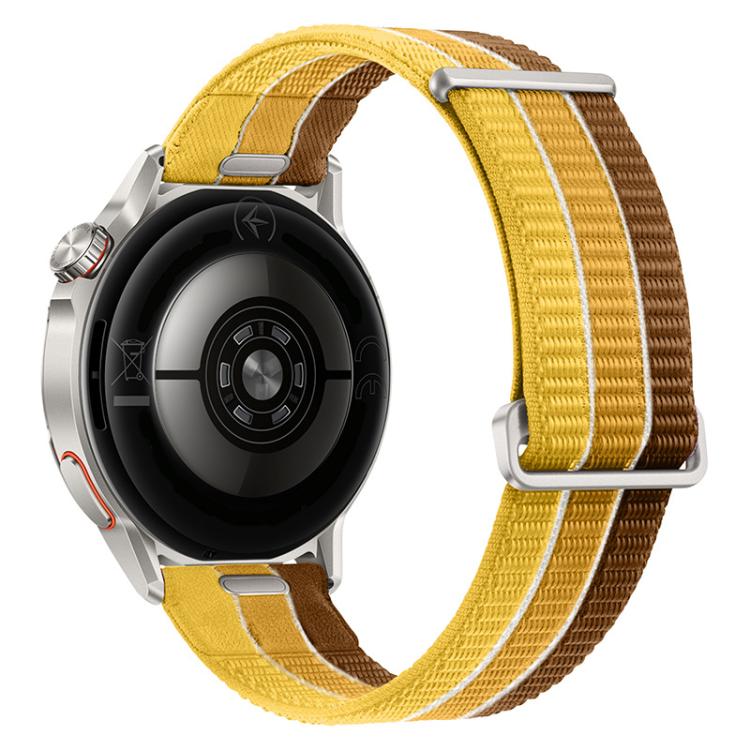 Cinturino per orologio in nylon traspirante a due sezioni con pulsante di sgancio rapido., 22mm