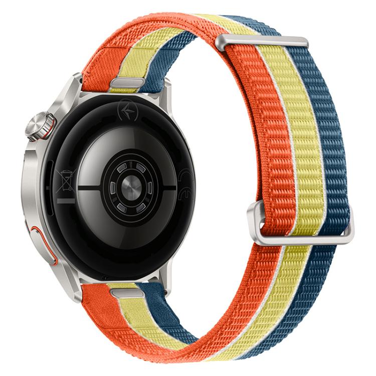 Cinturino per orologio in nylon traspirante a due sezioni con pulsante di sgancio rapido., 22mm