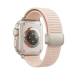 Cinturino per orologio in silicone con fibbia magnetica e motivo a montagne., For Apple Watch 42mm / 41mm / 40mm / 38mm