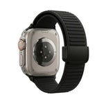 Cinturino per orologio in silicone con fibbia magnetica e motivo a montagne., For Apple Watch 42mm / 41mm / 40mm / 38mm