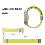Cinturino per orologio in silicone con fibbia magnetica e motivo a montagne., For Apple Watch 46mm / 49mm / 45mm / 44mm