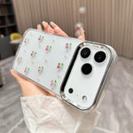 Mini custodia per telefono in TPU con mini ciliegia 3D in resina epossidica., For iPhone 17 Pro Max, For iPhone 17 Pro, For iPhone 17, For iPhone Air, For iPhone 16 Pro Max, For iPhone 16 Pro, For  iPhone 16 Plus, For iPhone 16