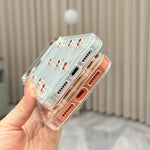 Mini custodia per telefono in TPU con mini ciliegia 3D in resina epossidica., For iPhone 17 Pro Max, For iPhone 17 Pro, For iPhone 17, For iPhone Air, For iPhone 16 Pro Max, For iPhone 16 Pro, For  iPhone 16 Plus, For iPhone 16
