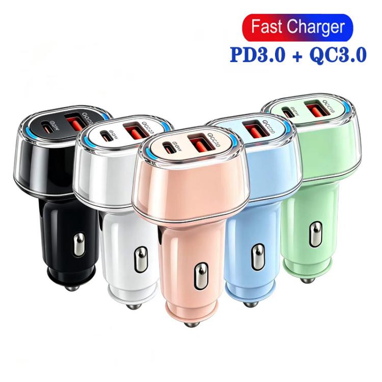 Caricabatterie da auto Macron Color USB P78 55W PD3.0 / PPS + QC3.0, without Cable